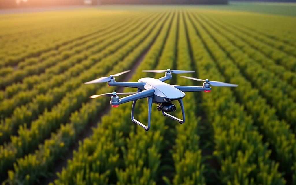Surveillance des cultures par drones